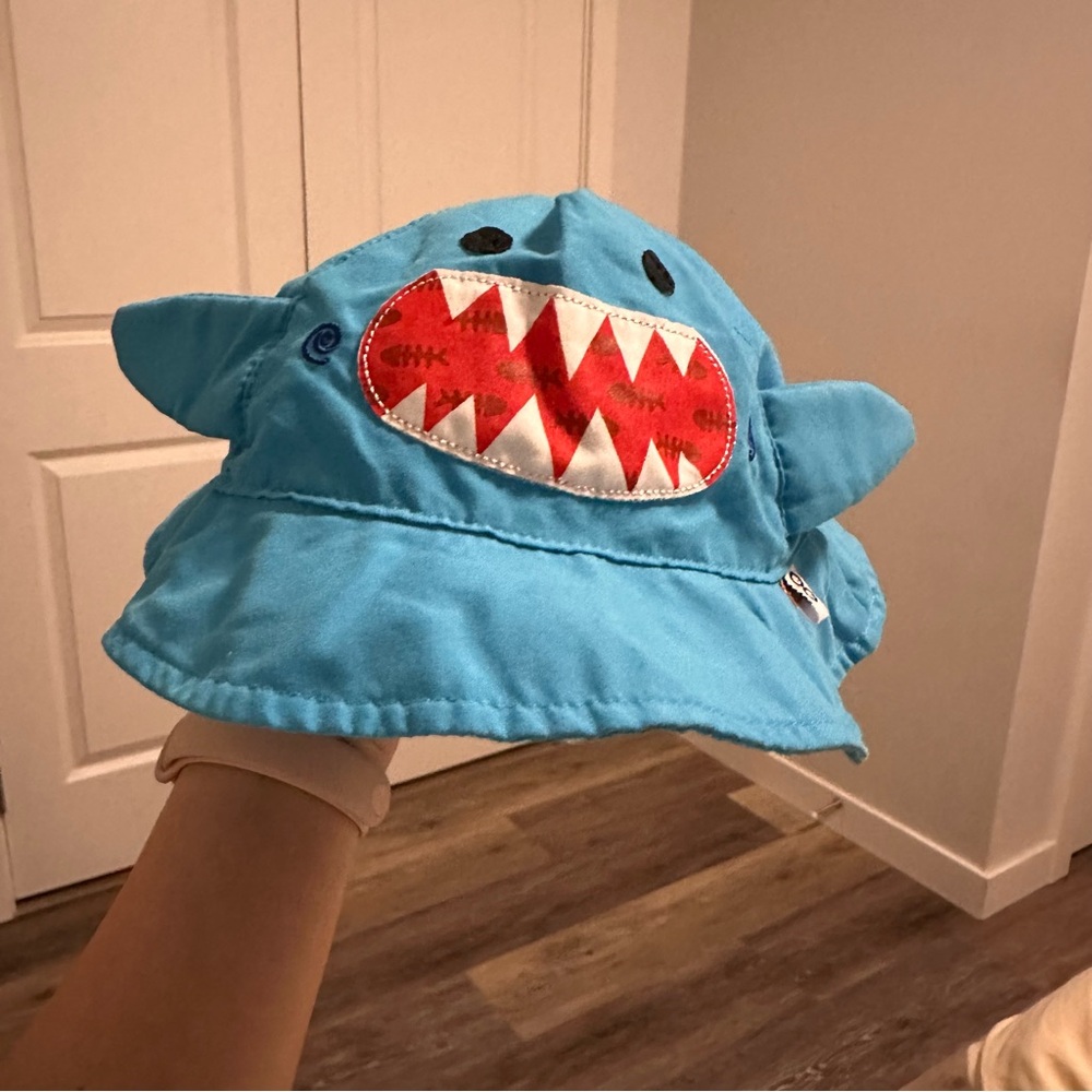 Zoochini Blue Shark Bucket Hat UPF 50+